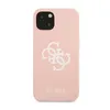 Guess Silicone 4G Big Logo - iPhone 13 mini Hülle (Pink) Produktbild-Vorschau 3