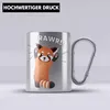 Trendation - Roter Panda Edelstahl Tasse Karabiner Rawr Produktbild-Vorschau 2
