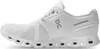 ON Running Cloud 5 - Damen Sneakers Sport Schuhe All-White Produktbild-Vorschau 17