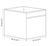 DRÖNA Ikea Fach, schwarz, 33x38x33 Produktbild-Vorschau 2