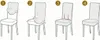 Instructions for putting a chair cover on a chair. Náhled obrázku produktu