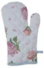 Clayre & Eef Ofenhandschuh 18x30 cm Blau Rosa Baumwolle Produktbild-Vorschau 2