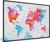 MuchoWow® MuchoWow® Gerahmtes Poster Farben - Karte - Produktbild-Vorschau 1