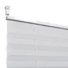 vidaXL Store plissé d'occultation 110x125 cm blanc Voir les images du produit 5