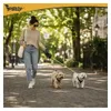 Automatische dubbele riem voor twee honden met LED-lamp - 2 Productafbeelding-voorbeeld 16