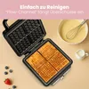 ProfiCook Waffeleisen für belgische Waffeln mit 4 Produktbild-Vorschau 3