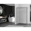 Mexen Kioto Walk-in Duschwand 100 x 30 cm, schwarzes Produktbild-Vorschau 2