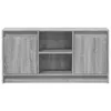 Maison Exclusive - TV-Schrank mit LED-Beleuchtung Grau Produktbild-Vorschau 6