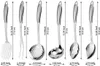 Unyqoos® 6‑teiliges Edelstahl-Küchenhelfer-Set – Produktbild-Vorschau 3