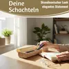 LS-LebenStil Vintage Holz Schachtel 3´er Set mit Deckel Produktbild-Vorschau 4