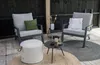 Loungesessel | Bezano | Mattschwarz / Creme | Aluminium | Produktbild-Vorschau 2