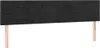 Kopfteile Schwarz 160x5x78/88 cm Samt Produktbild-Vorschau 1