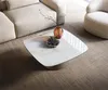 DELIFE Couchtisch Edge Boot 90x90 cm Keramik Onyx Pearl Produktbild-Vorschau 4
