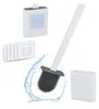 Relaxdays Toiletborstel, wandmontage, voor bevestiging met Productafbeelding-voorbeeld 1