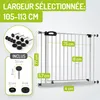 BOMI® Barrière de sécurité bébé 63–251 cm sans perçage – À Voir les images du produit 2