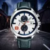 CURREN 8324 Mann Quarz Sportuhr Marke Mode Laessig Produktbild-Vorschau 4