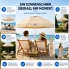 Fleau Goods Luxus-Sonnenschirm-Set 180 cm – UV-Schutz – Produktbild-Vorschau 9