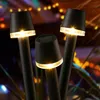 LED Solar Wegleuchten - Gartenleuchte - warmweiße LED - H: 31,5cm - Erdspieß - schwarz - 3er Set Produktbild-Vorschau