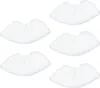Five white microfiber mop pads arranged in a grid on a white background. Náhled obrázku produktu