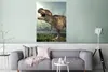 MuchoWow® Poster Dino - Gras - Zeichnung - Kinder - Jungen Produktbild-Vorschau 5