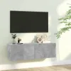 vidaXL TV-Schrank Betongrau 100x30x30 cm Holzwerkstoff Produktbild-Vorschau 2