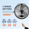 A VEVOR fan with text and graphics highlighting its features. Anteprima dell’immagine prodotto
