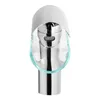A modern chrome faucet with a glass waterfall spout. Podgląd zdjęcia produktu