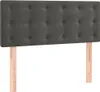 vidaXL Boxspringbett mit Matratze & LED Dunkelgrau 120x200 Produktbild-Vorschau 7