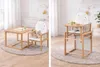Kinderhochstuhl Holz 2in1 – Baby Hochstuhl mit Tisch – Produktbild-Vorschau 1