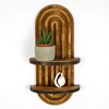 Skye Decor, Wandregal aus 100% PLYWOOD, Walnuss, 40 x 20 x Produktbild-Vorschau 2