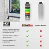 Isolbau Bauschaum-Set - Inkl. 48x Pistolenschaum (750 ml) & 1x PU-Reiniger (500 ml) Montageschaum B2 Produktbild-Vorschau