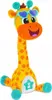 A plush toy giraffe with sunglasses and a musical note symbol on its belly, sitting on a white background. Náhled obrázku produktu