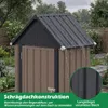 Capanno da giardino in metallo COSTWAY, deposito per Anteprima dell’immagine prodotto 5