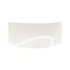 A white reception desk with a curved design. Anteprima dell’immagine prodotto