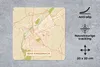 MuchoWow® Mauspad Mousepad Karte - Bad Kreuznach - Vintage Produktbild-Vorschau 2