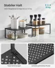 SONGMICS, set di 4 mensole per spezie, scaffale da cucina, Anteprima dell’immagine prodotto 4