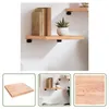 The Living Store Wandregal Hellbraun 40x40x(2-4) cm Produktbild-Vorschau 8