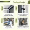 Casetta porta attrezzi 296x190x200 cm con porta Productafbeelding-voorbeeld 5