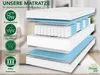 Materasso a molle insacchettate 180x200 cm | Altezza 22 cm Anteprima dell’immagine prodotto 2