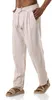 Red Bridge Herren Leinen Hose weite Freizeithose Ecru S Produktbild-Vorschau 3