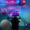 Tavolo da gioco KESSER® LED | Scrivania da gioco a forma di Anteprima dell’immagine prodotto 3