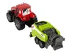 Roter Ackerschlepper mit grüner Sämaschine Friktionsantrieb Produktbild-Vorschau 4