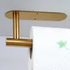 Porte-essuie-tout en acier doré Voir les images du produit 4