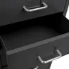 A close-up view of an open metal filing cabinet drawer. Náhled obrázku produktu