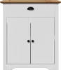 vidaXL Waschbeckenunterschrank BODO Weiß und Braun 70x35x80 Produktbild-Vorschau 4