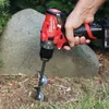 INF Zemní vrták pro vrtačku 22 cm ocel Černý Náhled obrázku produktu 5