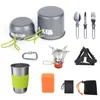 Camping-Kochgeschirr-Set, 1šC2 Personen, tragbares Topf- Produktbild-Vorschau 4