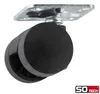 SOTECH Möbelrolle AACHEN Ø 35 mm schwarz – ohne Bremse, Produktbild-Vorschau 2