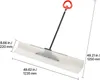 Łopata Do Śniegu Vevor 122Cm Hdpe Mocna Ergonomiczny Uchwyt Podgląd zdjęcia produktu 8