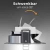 SSC-LUXon YOKU Deckeinbaustrahler flach IP65 schwenkbar Produktbild-Vorschau 3